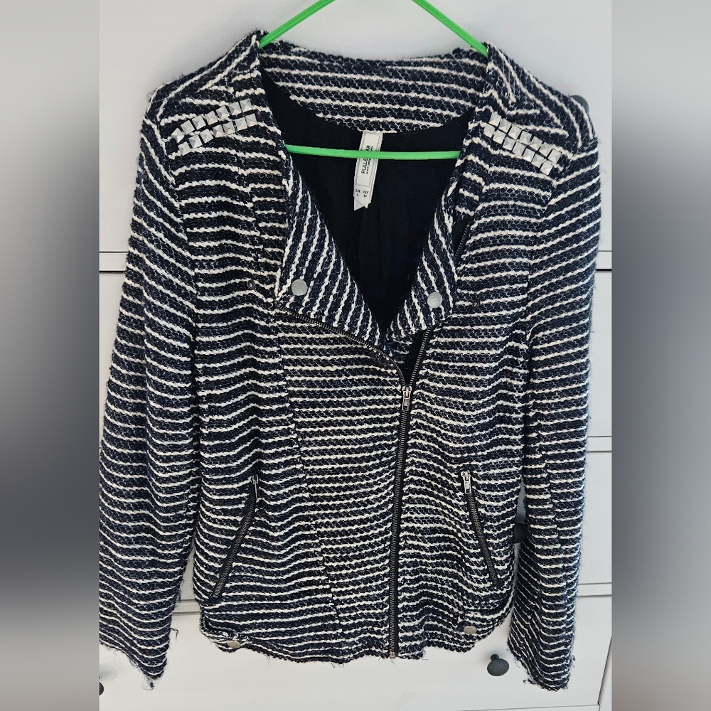 Pull&Bear stripe blazer, sz L